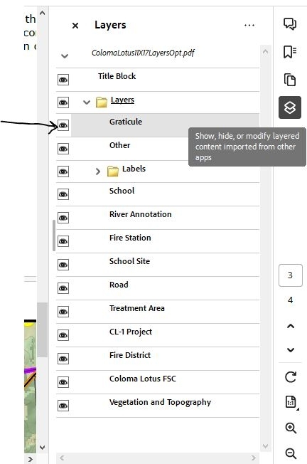 Acrobat Hide/show Layers